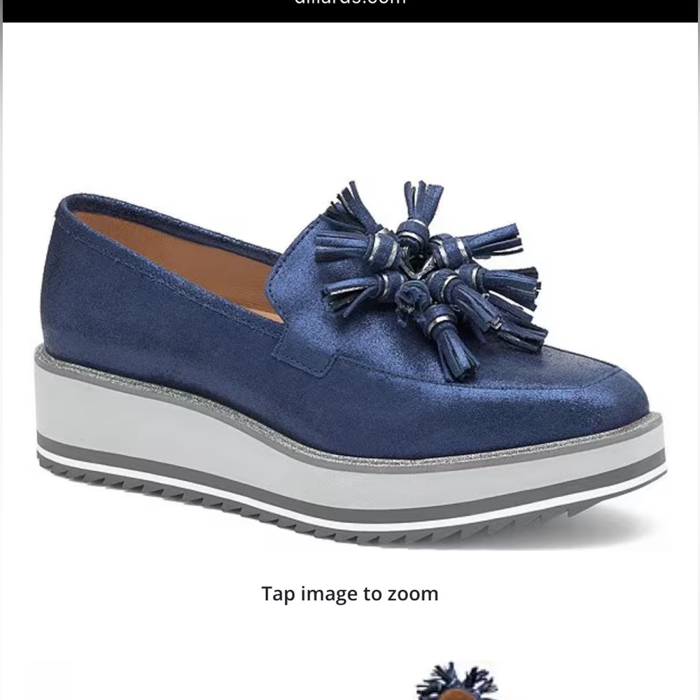 NEW Johnston and Murphy platform Shoes - 6 M